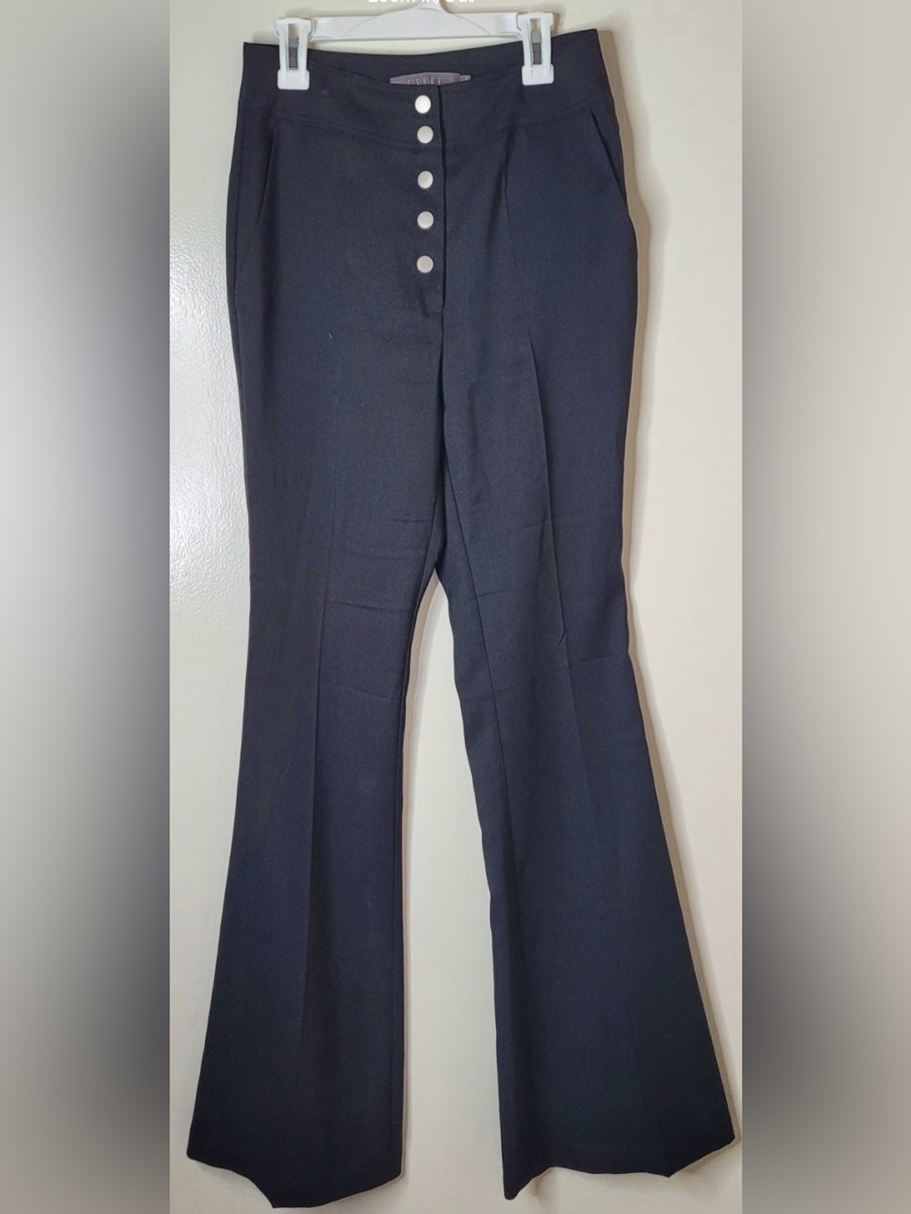 Women’s E.SSUE High Waisted Black Flare Pants Size Small